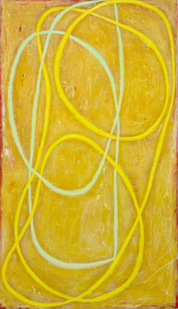 Ildiko-Kovacs-Aglow-2025-oil-stick-and-oil-paint-on-plywood-120-x-70-cm-16000-scaled